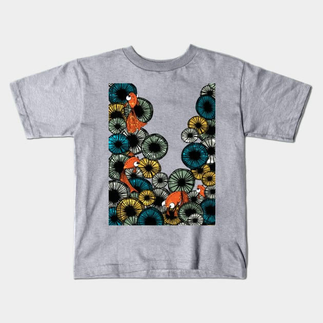 Goldfish Kids T-Shirt by Deeprootsbkk